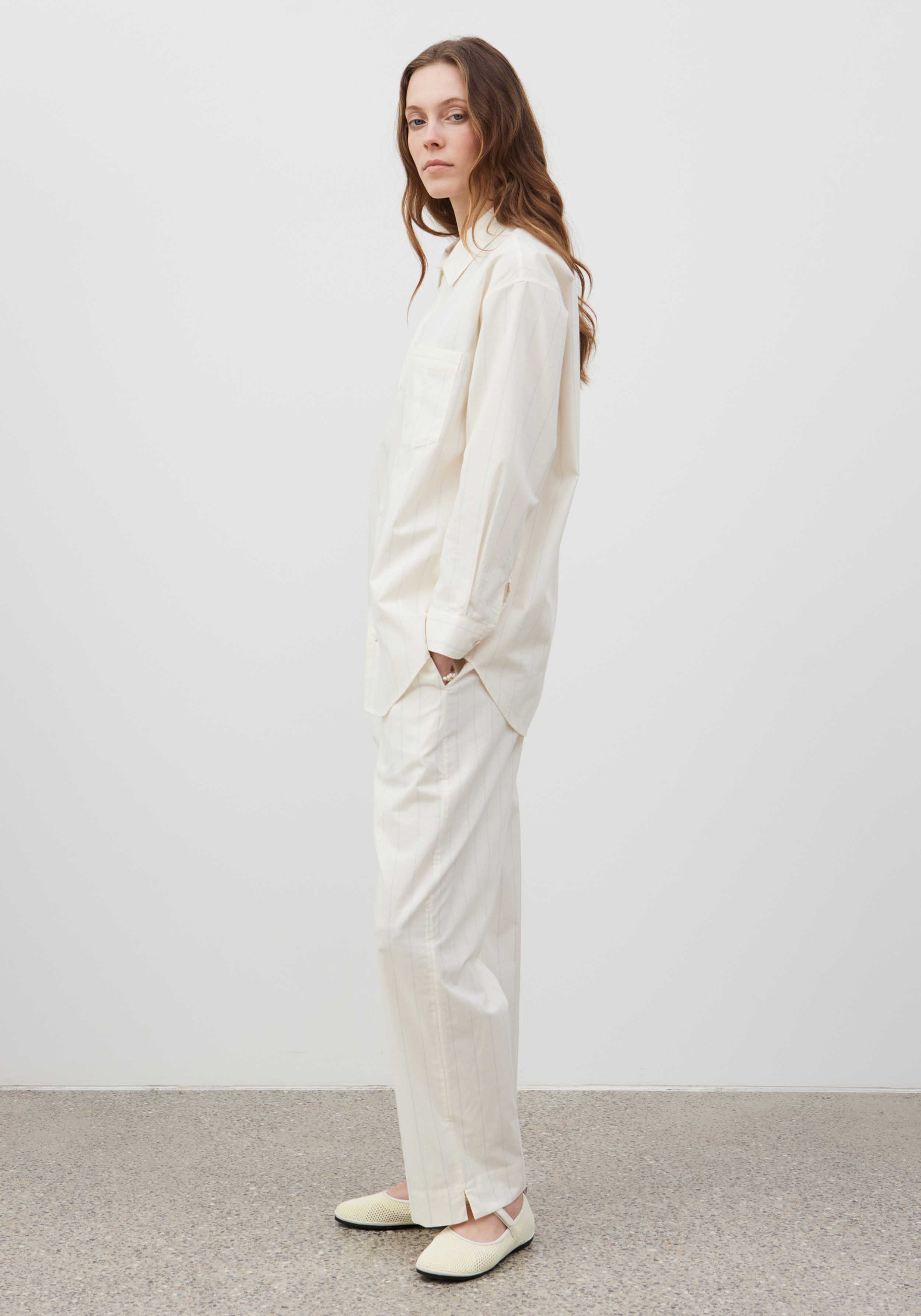 Lavie Hemd Yoko Striped Undyed/Sky