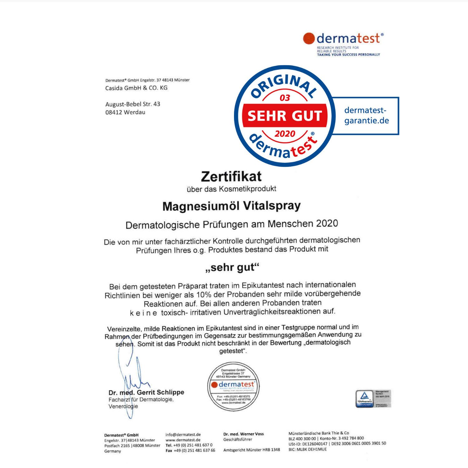 Magnesiumöl Vitalspray