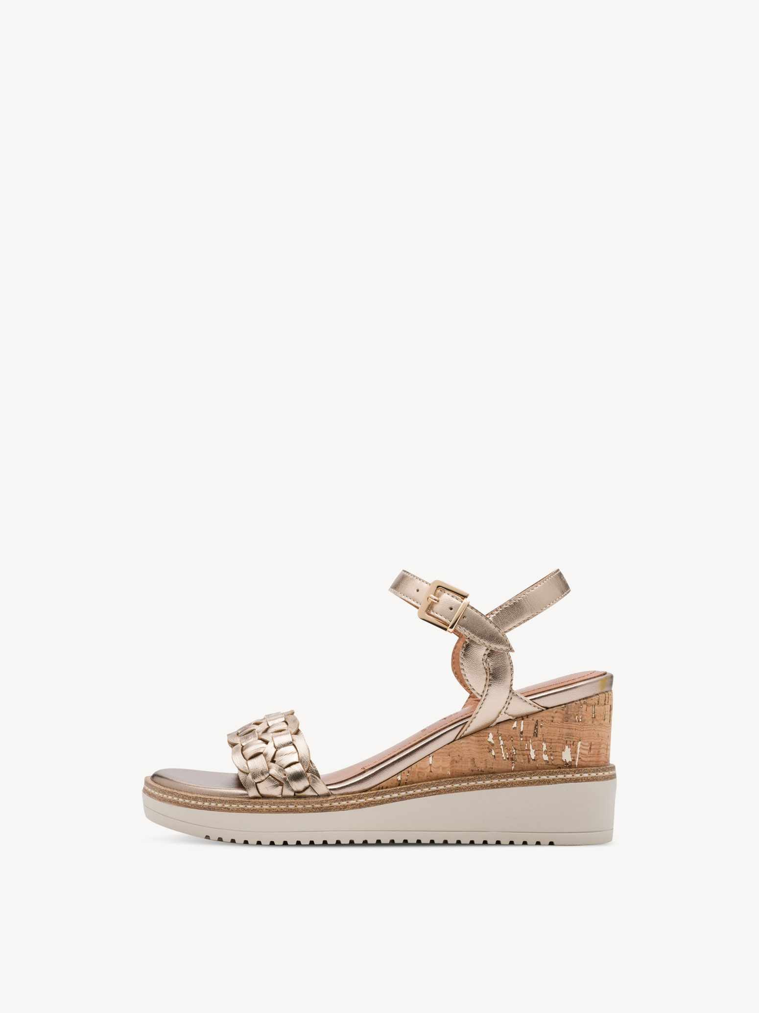 Leren Sandaaltje - metallic