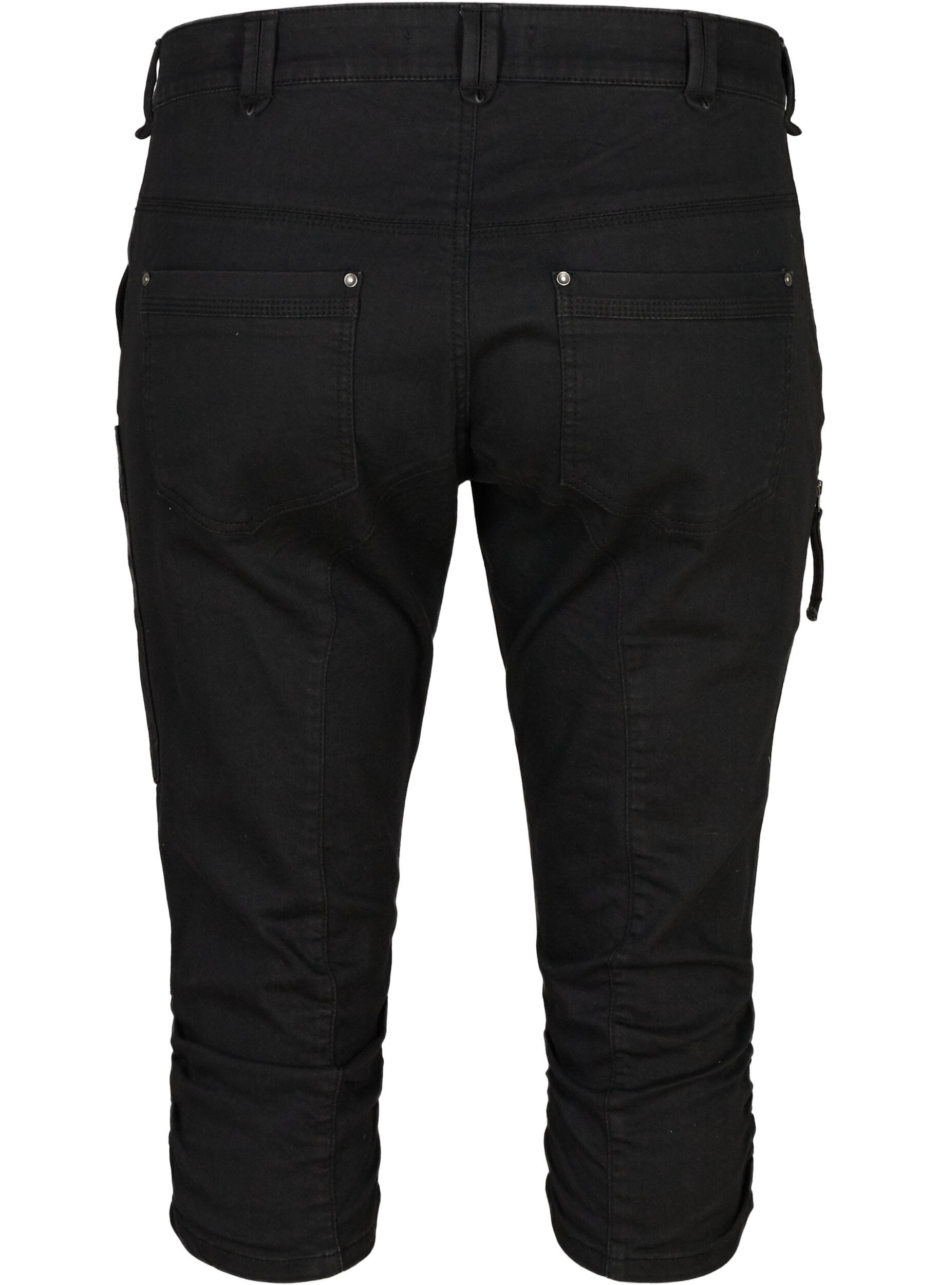Slim fit capri jeans med lommer