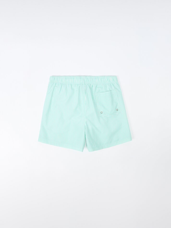 Maiô básico listrado - Verde Pastel