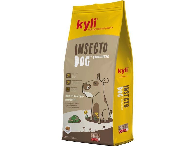 kyli Trockenfutter InsectoDog, 15 kg Alleinfuttermittel für ausgewachsene Hunde