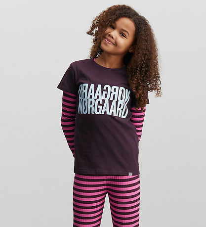 Mads N?rgaard T-shirt - Tuvina - Plum Perfect