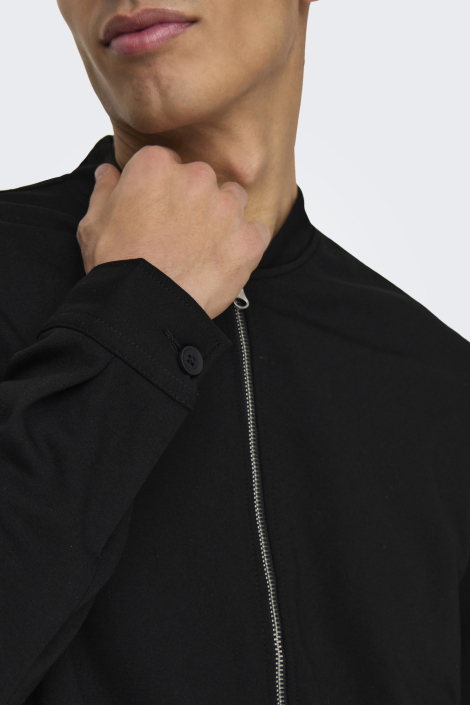 Only & Sons zwarte heren jas