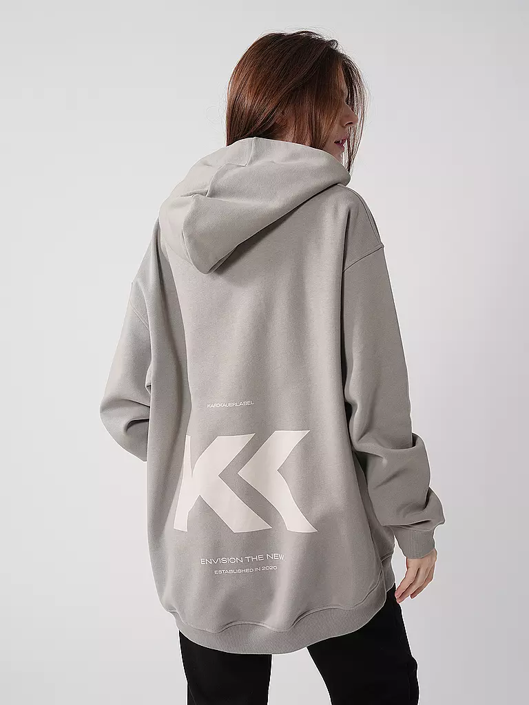 KARO KAUER Kapuzensweater - Hoodie CINDER grau