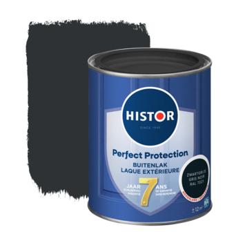 Histor Perfect Protection buitenlak hoogglans RAL 7021 zwartgrijs 750 ml