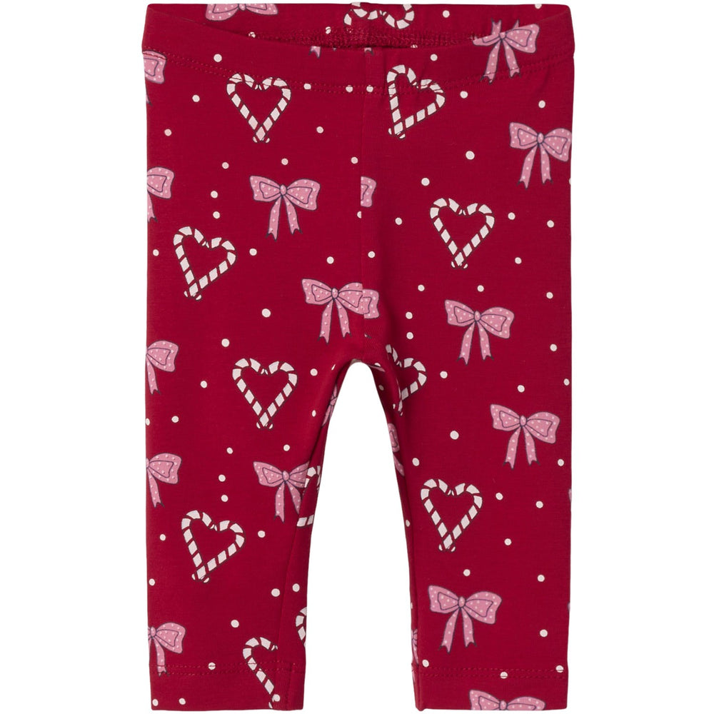 Køb Name It Jester Red Nbfri Leggings