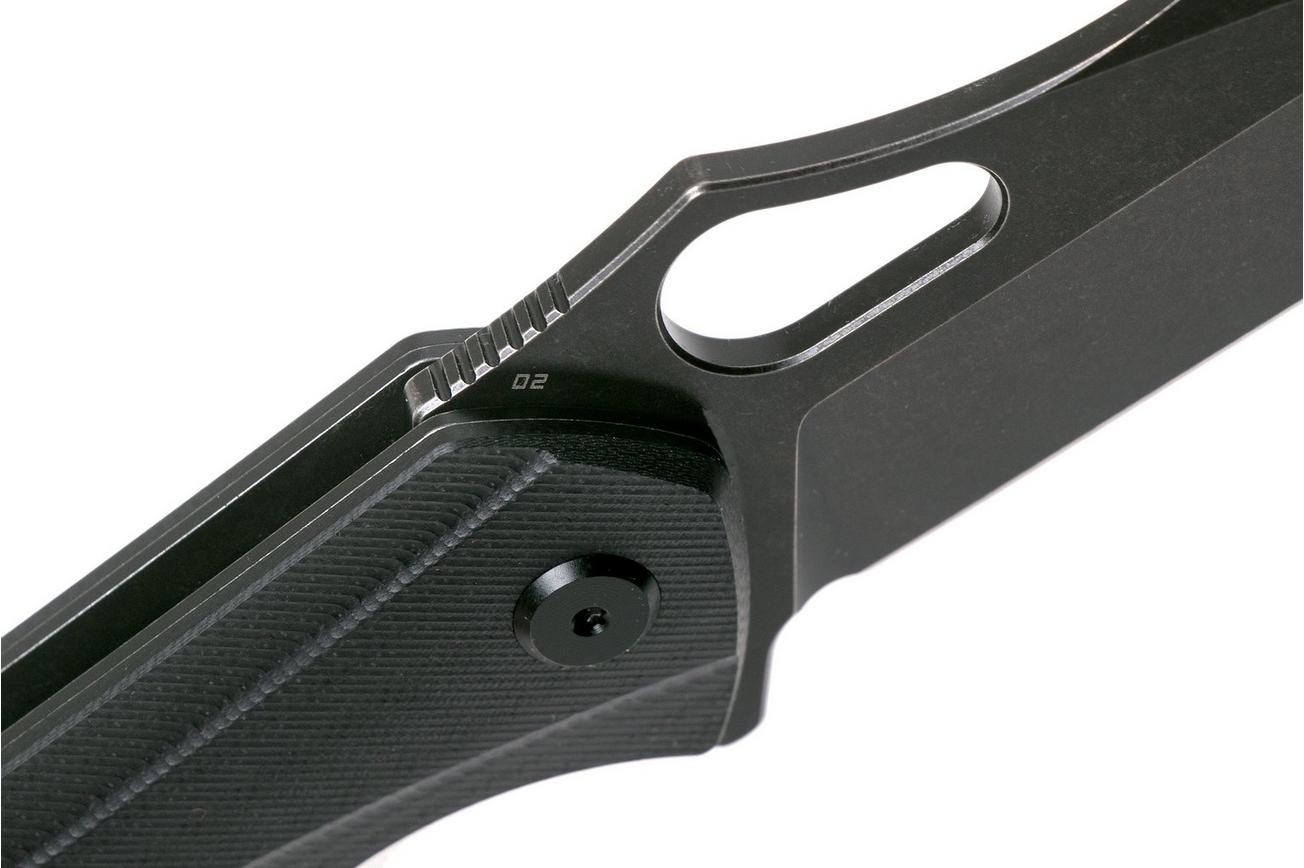 Bestech Operator BG36B Black G10, Blackwashed zakmes