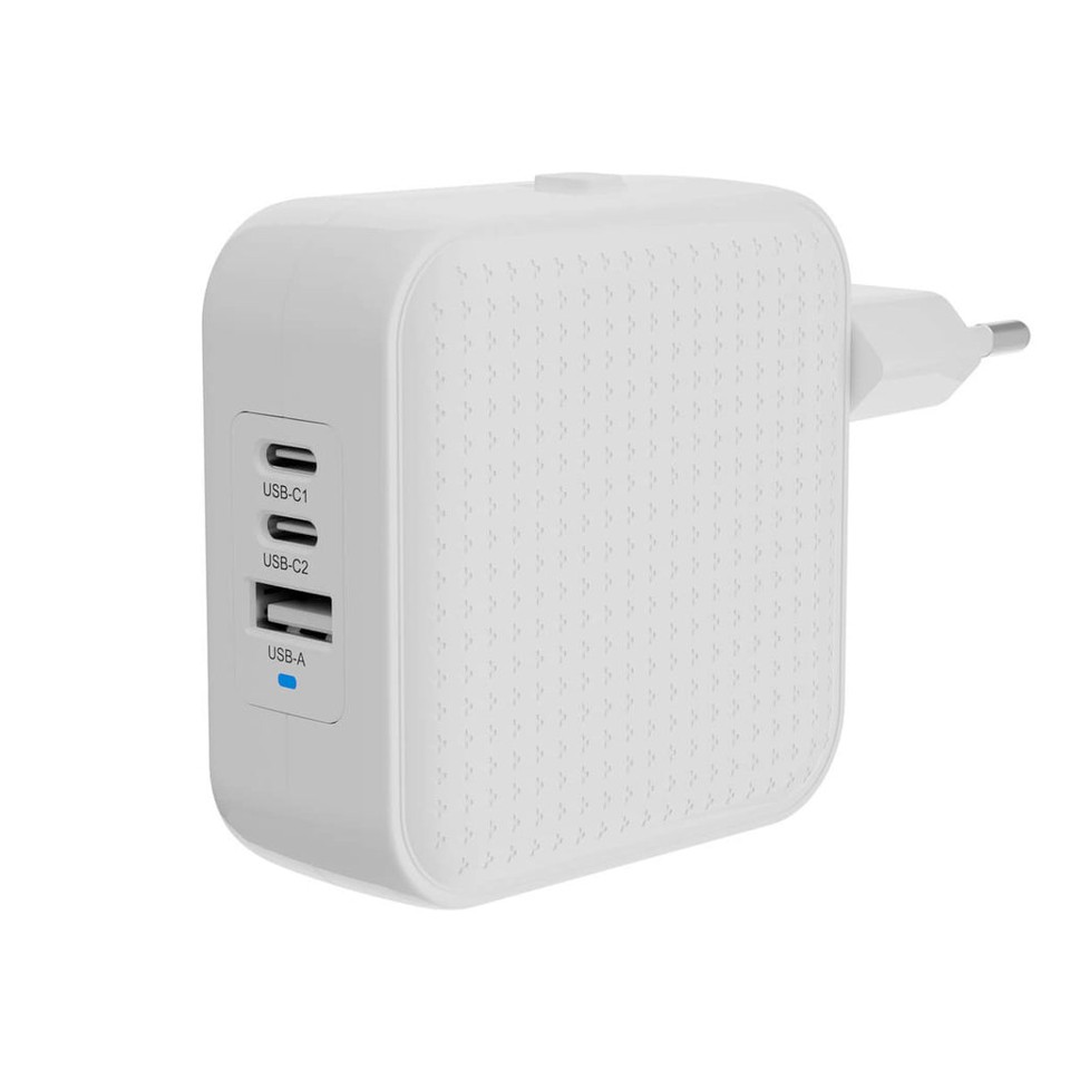 Hyper - HyperJuice - 70W USB-C GaN Rejse Oplader (3C+1A) - Hvid