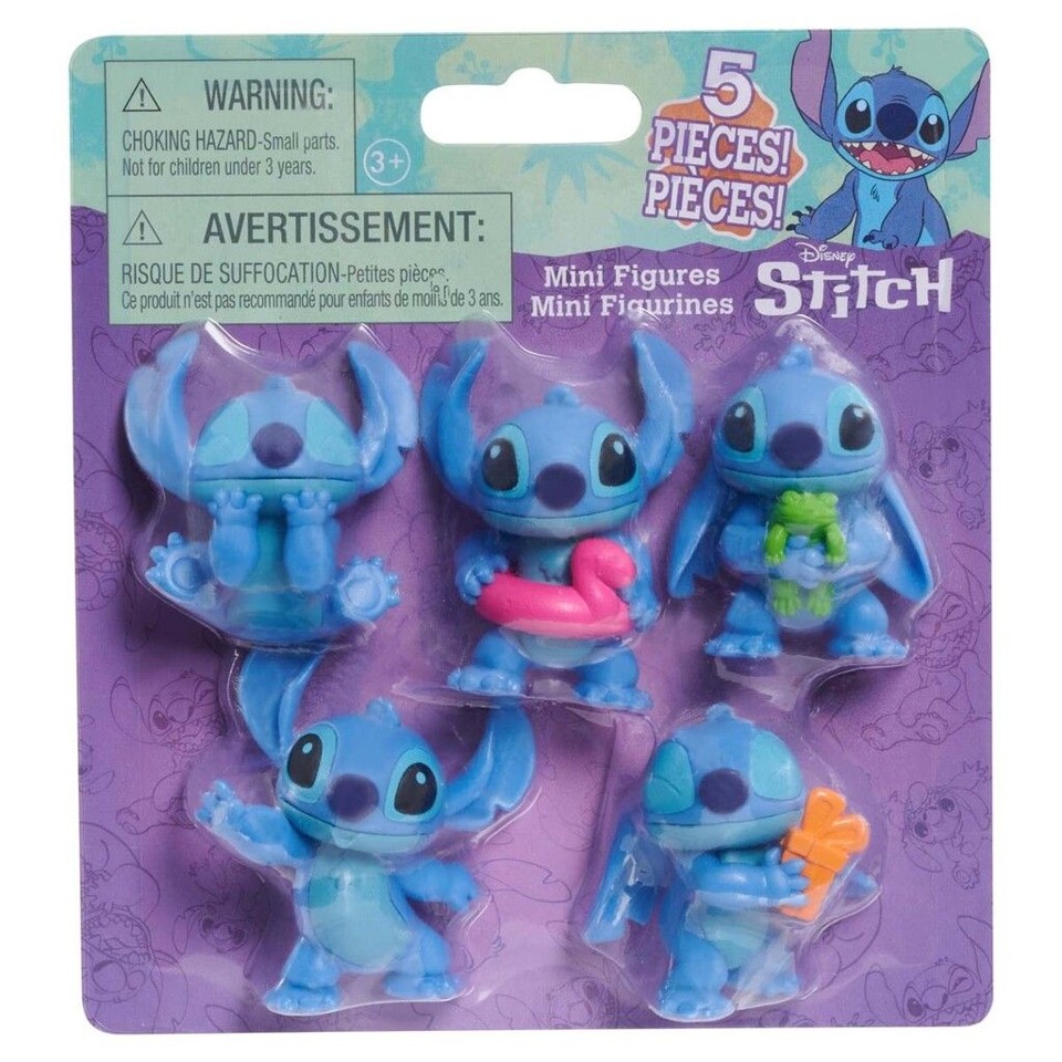 Disney Stitch - Figurer 5-Pak 5,5 cm