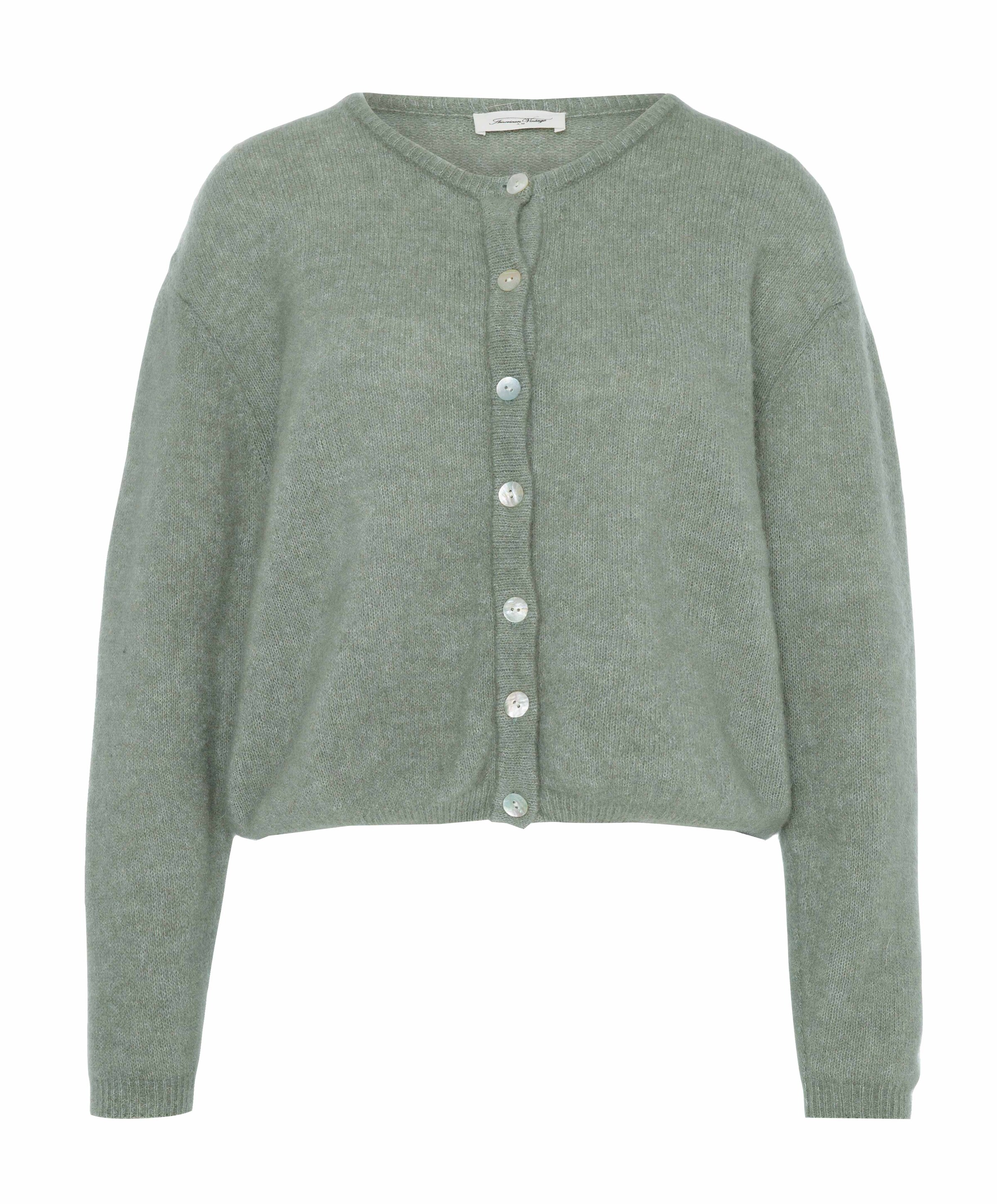 American Vintage Dames vest groen