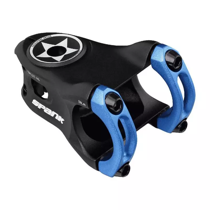 SPANK Potence SPLIT, 31,8mm, 48mm Bleu