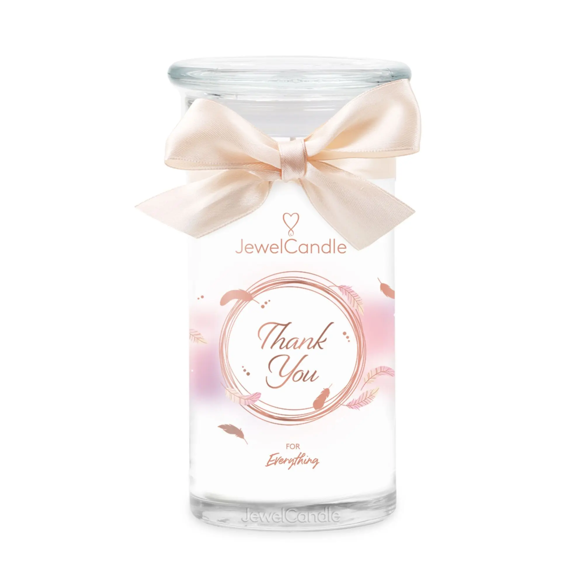 Jewel Candle - Thank You Boucles d'oreilles Bougie Bijou Argent 925 - Bougie