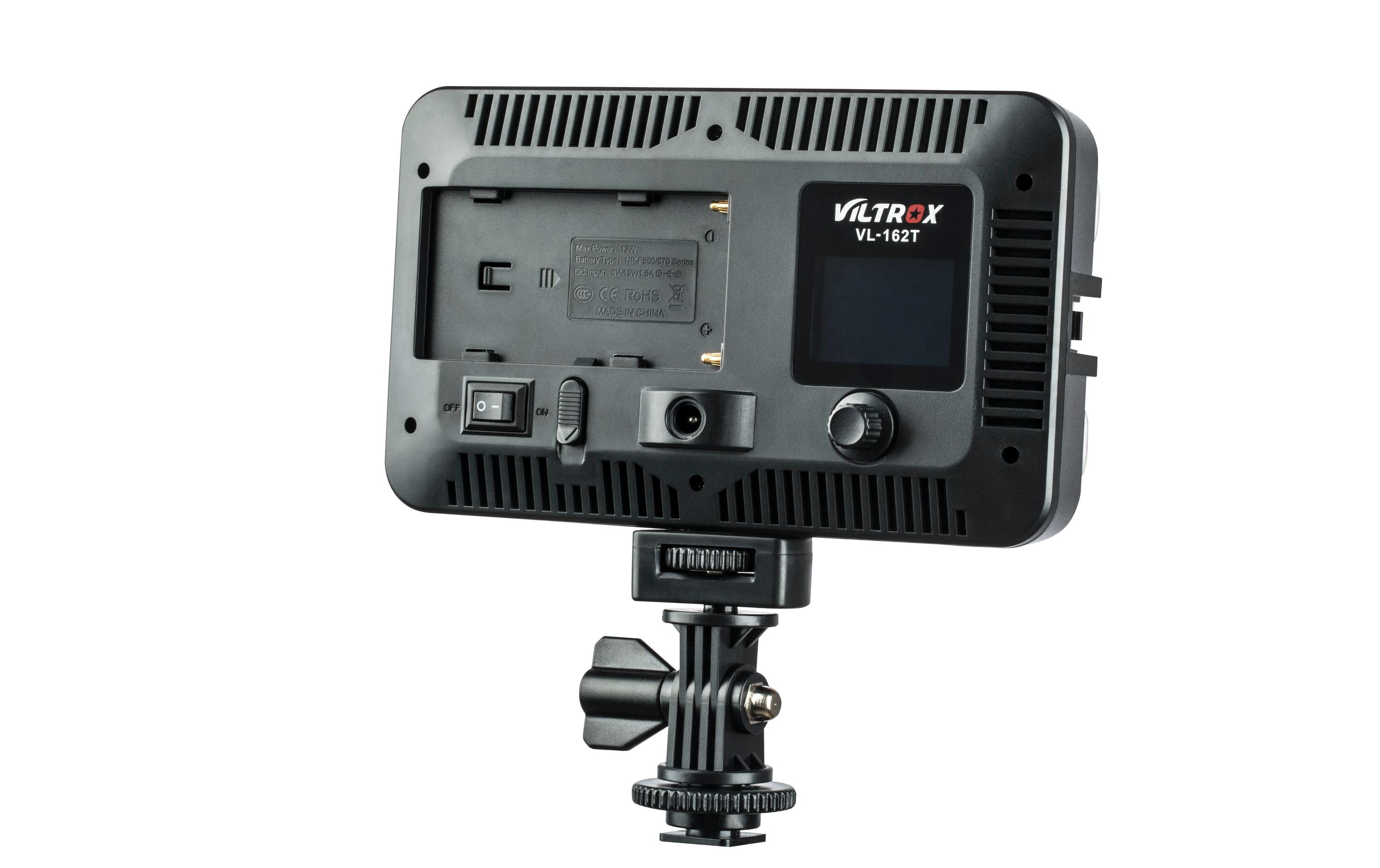 Videoleuchte VL-162TDimmbare LED-Leuchte mit vielseitigen Lichteinstellungen
