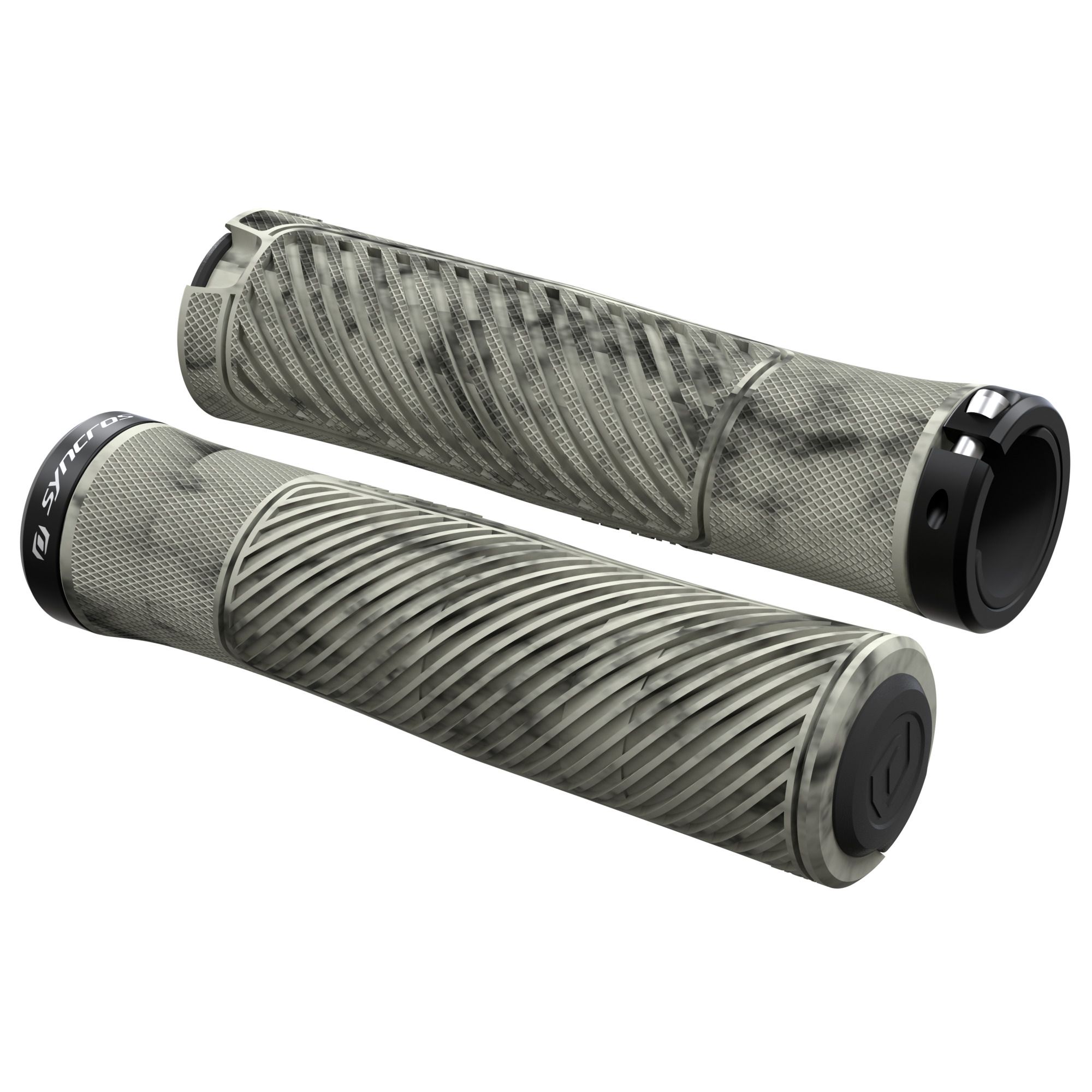 Syncros XC Lock On Grips Small Marmor Beige/Sort