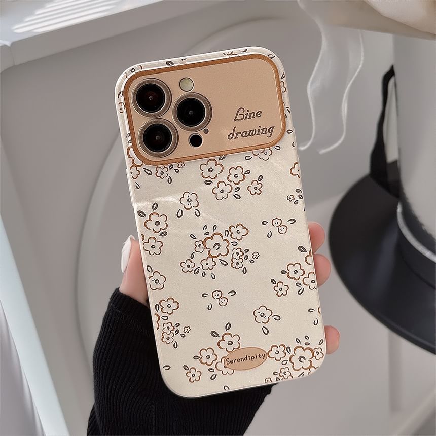 Mobby - Bloemen telefoonhoesje - iPhone 16 Pro Max / 16 Pro / 16 Plus / 16 / 15 Pro Max / 15 Pro / 15 Plus / 15 / 14 Pro Max / 14 Pro / 14 Plus / 14 / 13 Pro Max / 13 Pro / 13