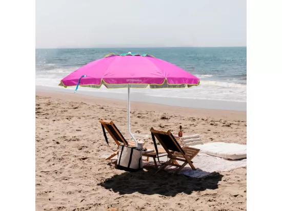 Parasol de plage léger visser protection UV 220 cm Solis