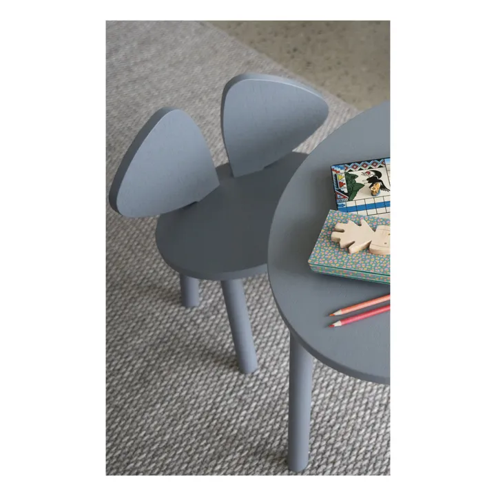 Nofred Chaise en chêne Souris | Gris
