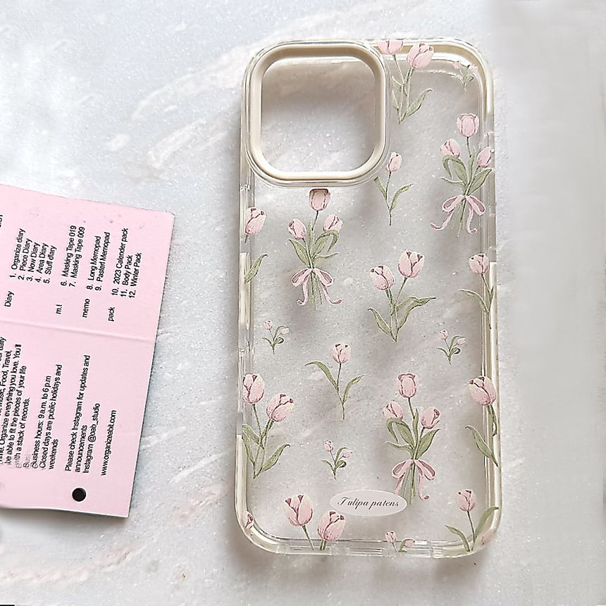 Bloeiende madeliefjes - Tulp telefoonhoesje - iPhone 16 Pro Max / 16 Pro / 16 Plus / 16 / 15 Pro Max / 15 Pro / 15 Plus / 15 / 14 Pro Max / 14 Pro / 14 Plus / 14 / 13 Pro Max / 13 Pro / 13