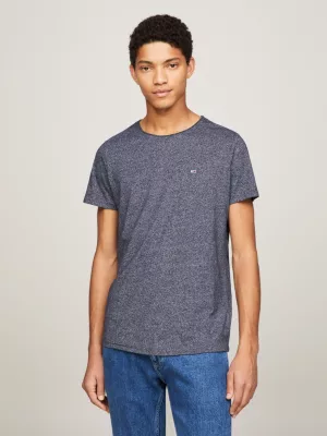 Camiseta de gola redonda com modelagem regular