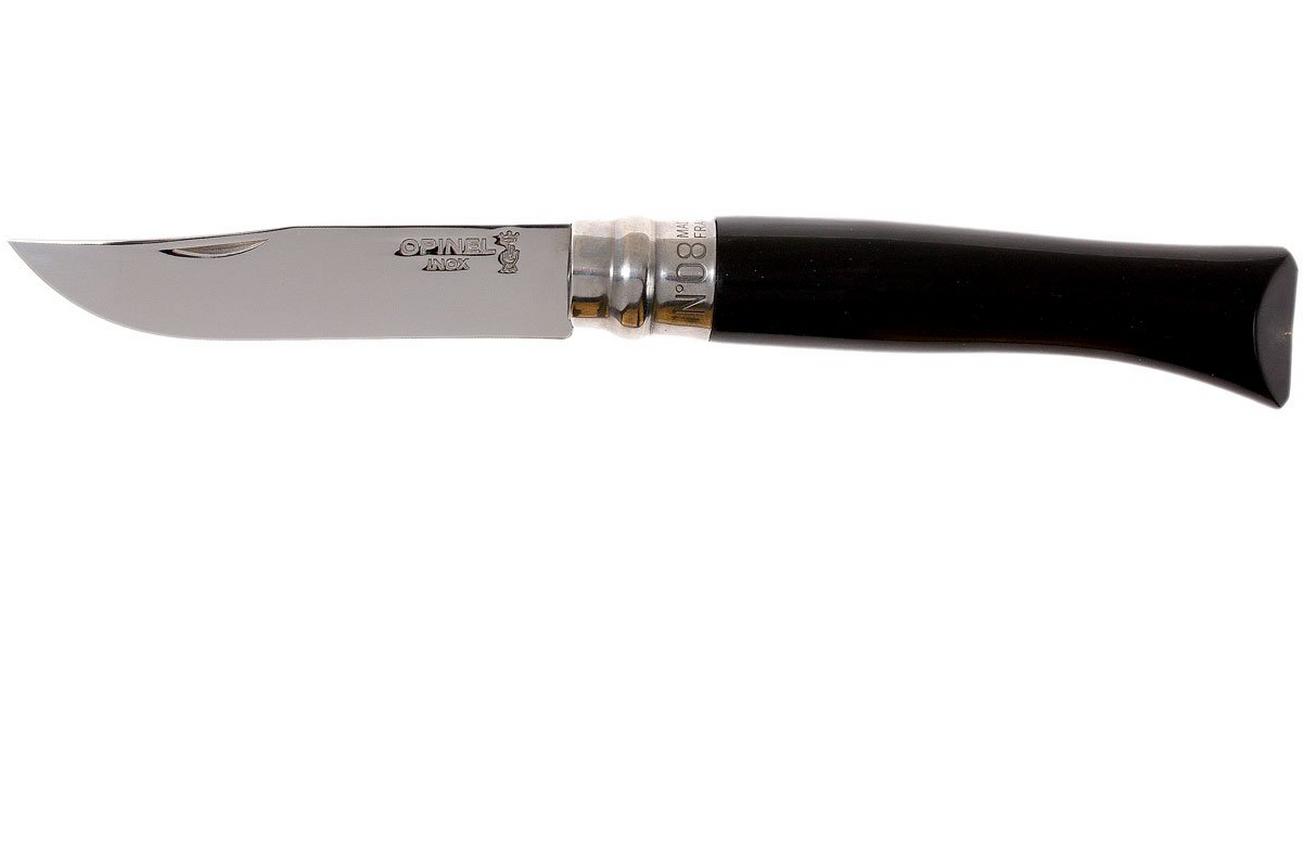 Opinel zakmes No. 8 Luxury Range, RVS, buffelhoorn