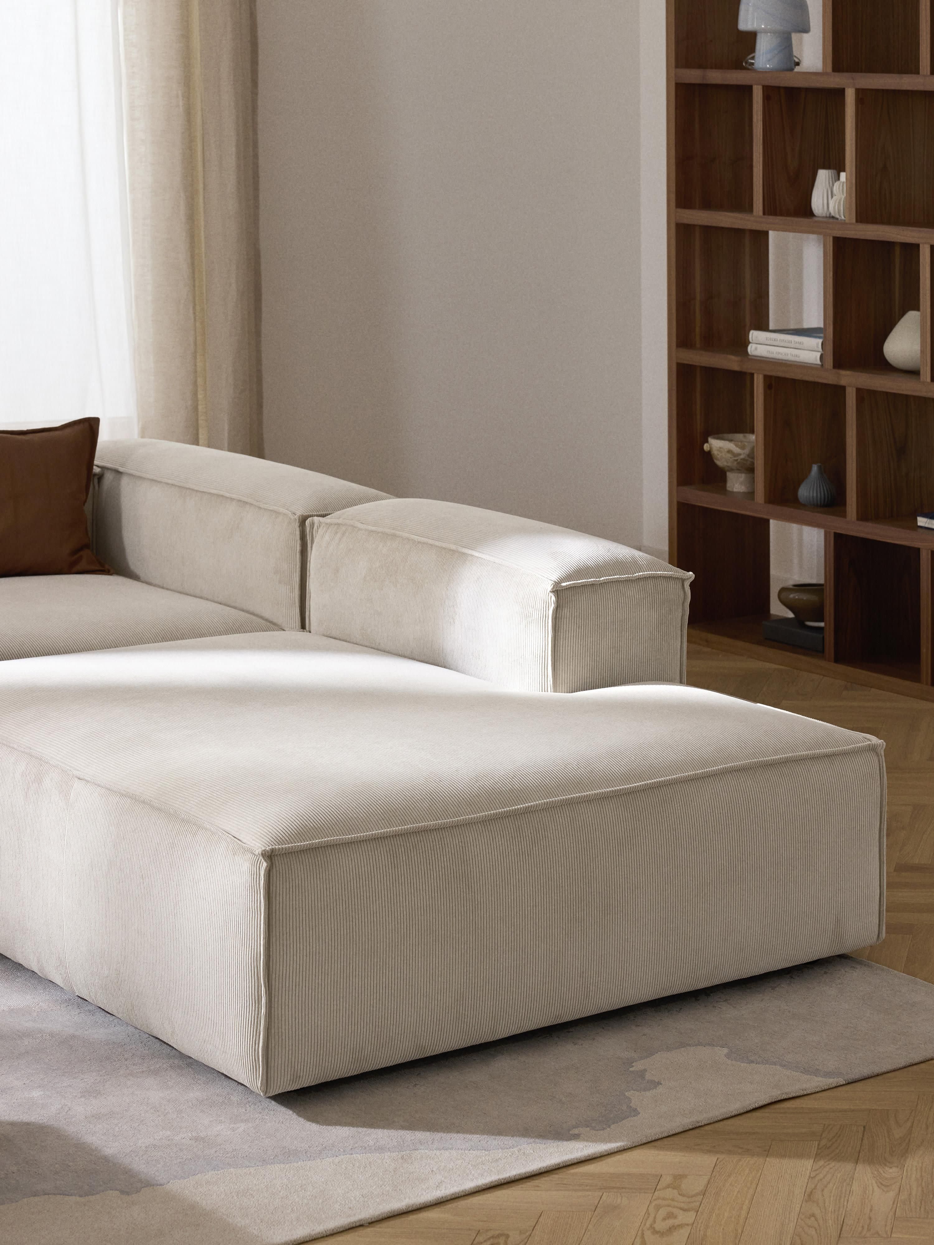 Modulaire U-bank Lennon van corduroy