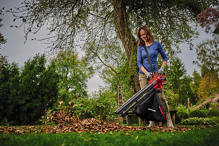 Aspirateur-souffleur de feuilles sans fil VENTURRO Einhell 18/210 PXC (Li-Ion, 18 V, puissance d’aspiration 500 m³/h)