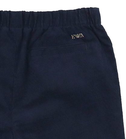 Emporio Armani Fløjlsbukser - Blåe Navy