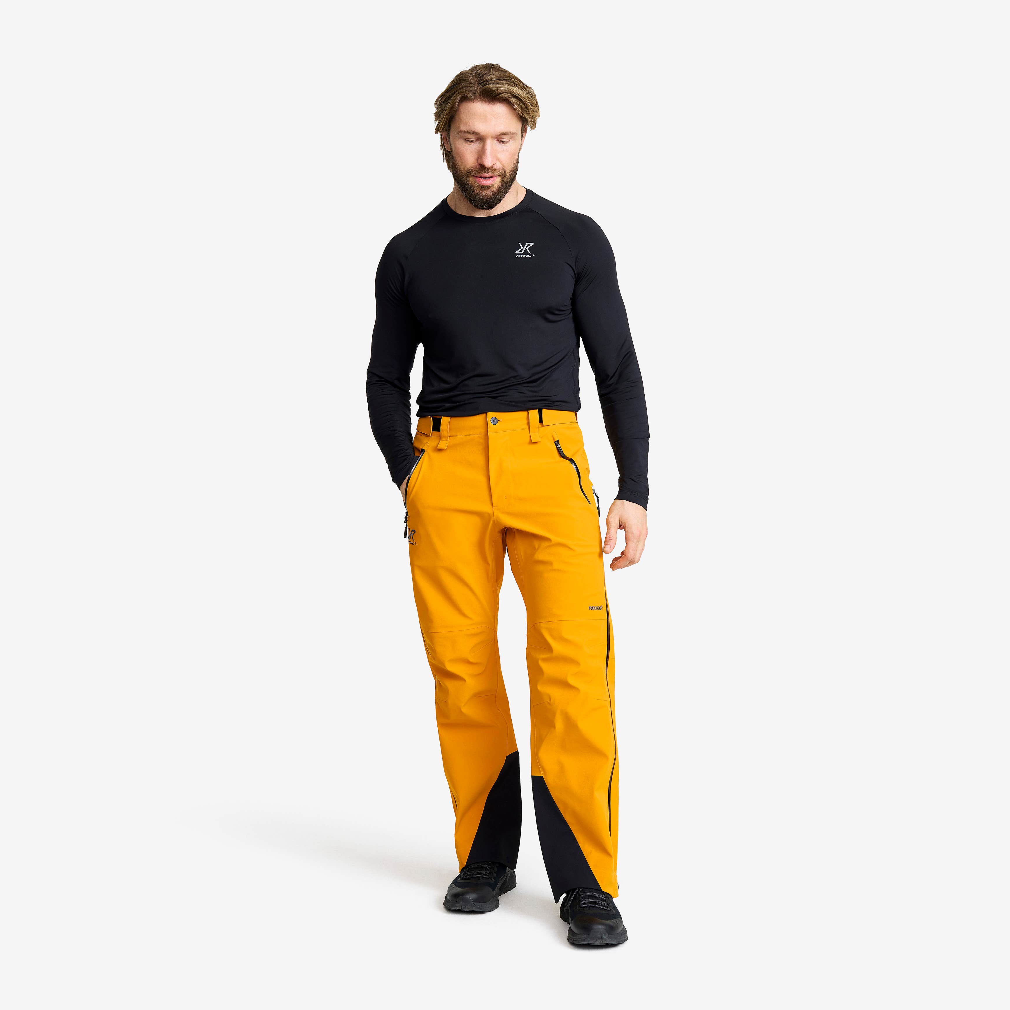 Cyclone Zip-up 3L Pants Herre Golden Yellow