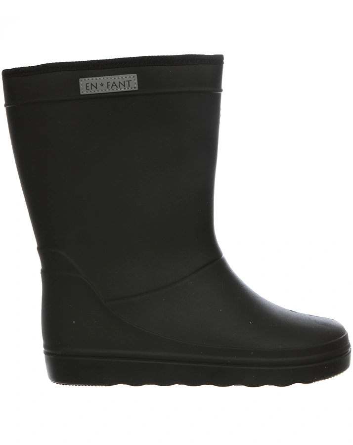 Gummistiefel THERMO gefüttert in schwarz