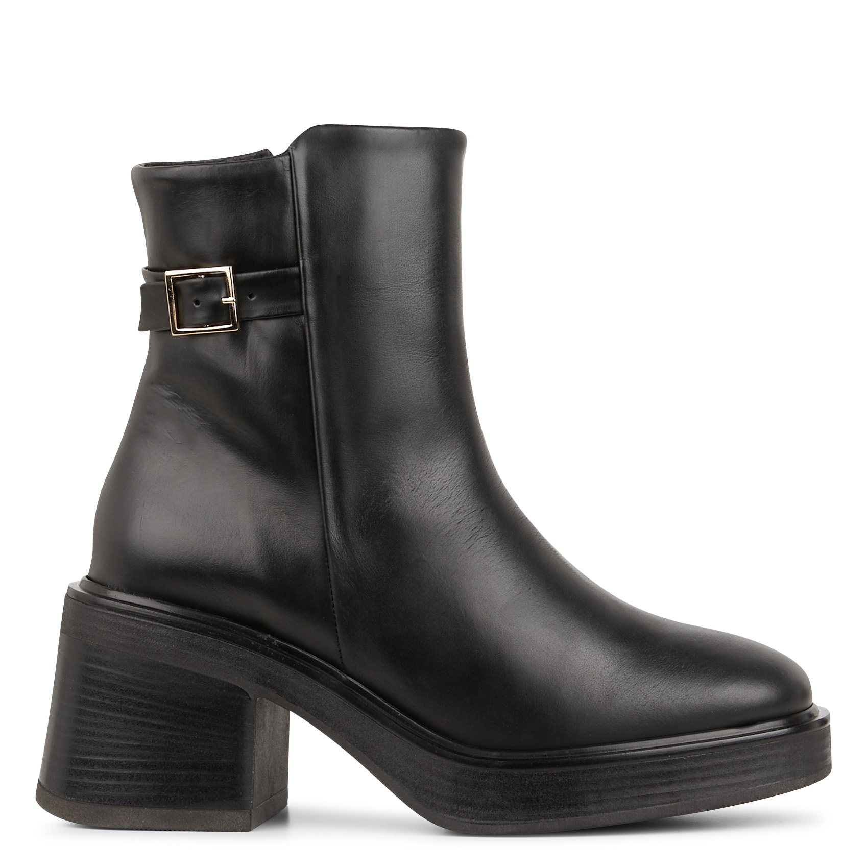 ISUMI - Bottines en cuir | Noir