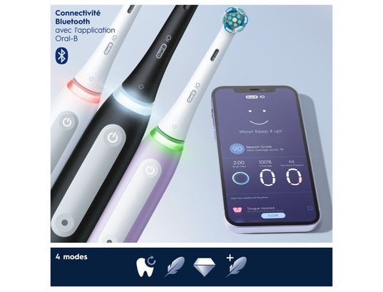 ORAL B - Oral-b io 4n - Etui de voyage - Brosse à dents électrique co...