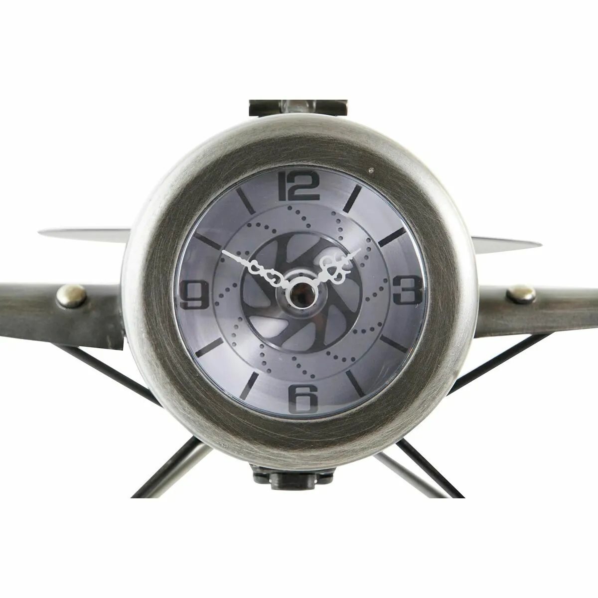 DKD Home Decor Horloge Avion Fer (2 Unités)