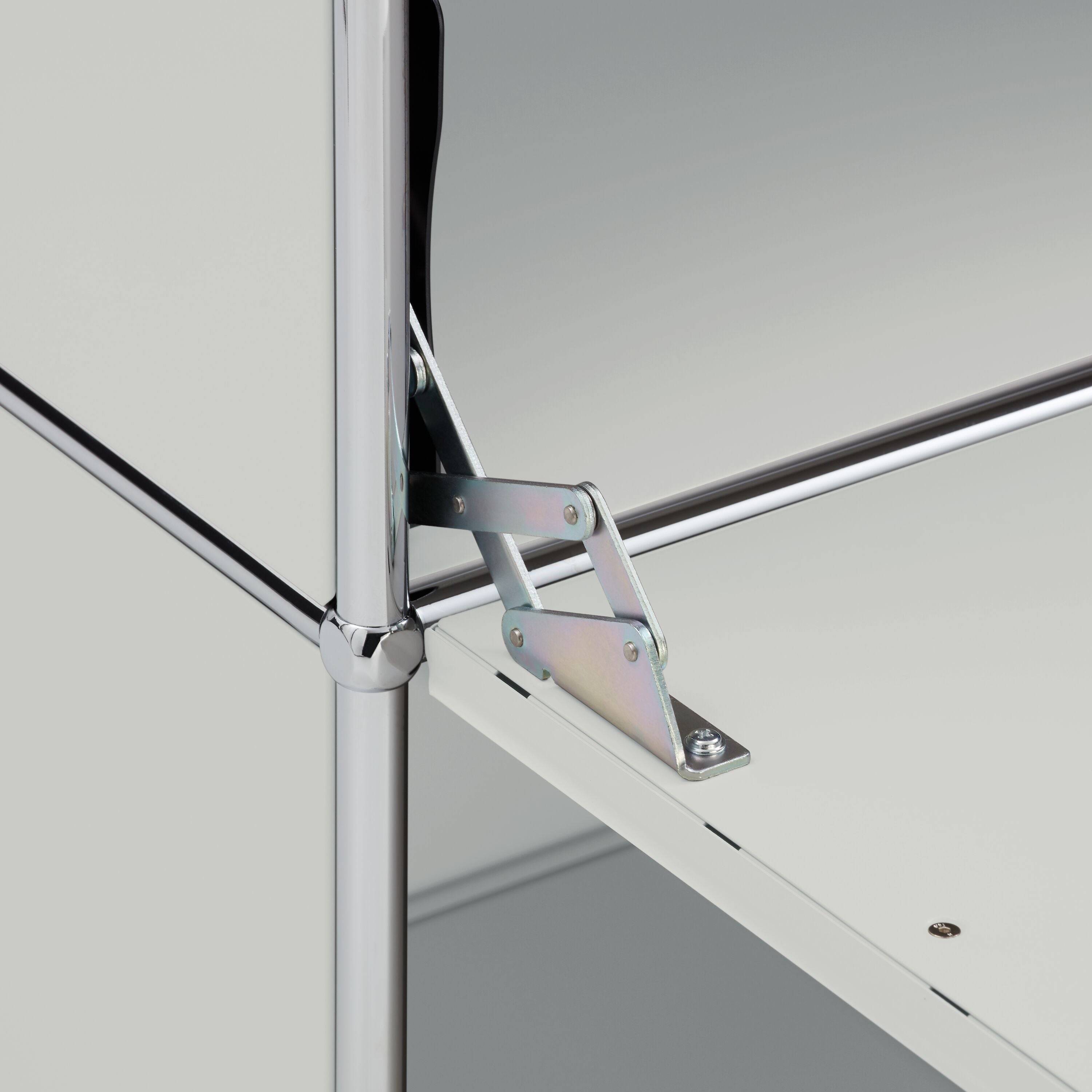 FLEXCUBE Eckschreibtisch - Hellgrau / B: 152.0 cm x T: 115.0 cm x H: 80.0 cm