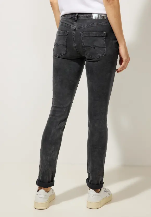 Casual Fit Destroyed Jeans - authentic black destroy