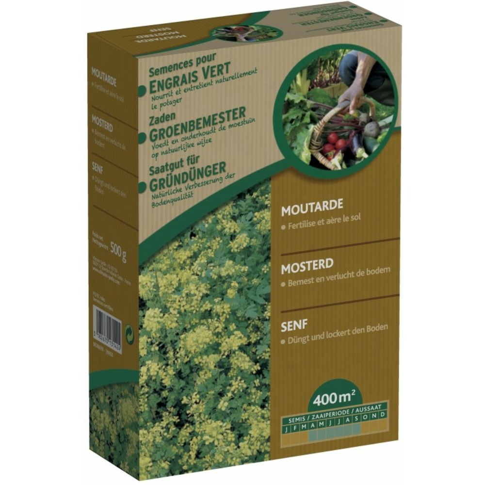 Engrais verts moutarde blanche 500 gr