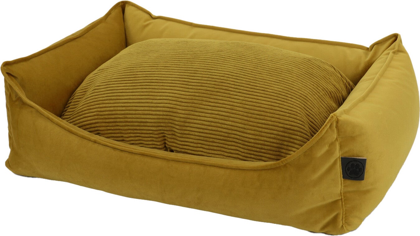 Overseas Petlife hondenmand Cocoon geel 60 x 40 x 18 cm