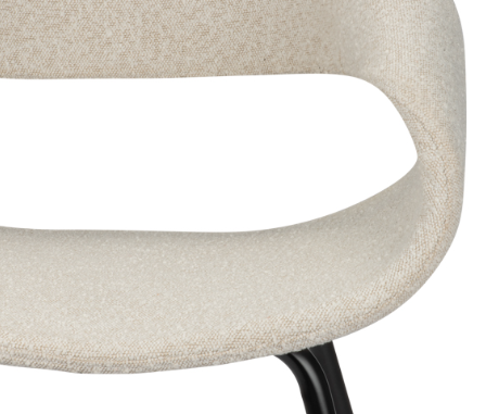 Eetkamerstoel Wally Offe-White 2 stuks