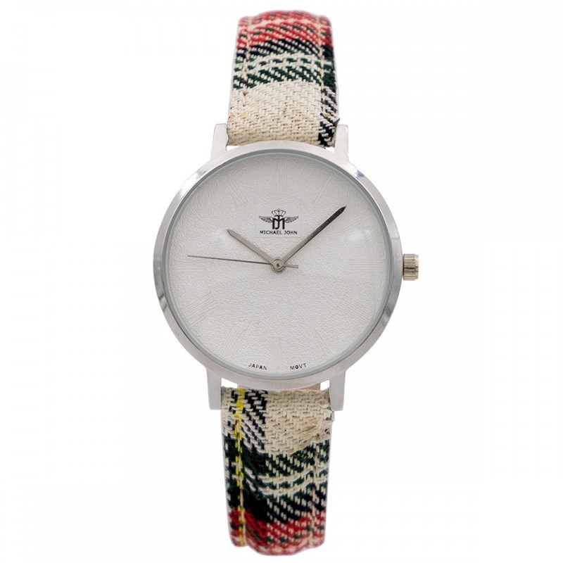 Montre Femme M. JOHN bracelet Cuir Blanc