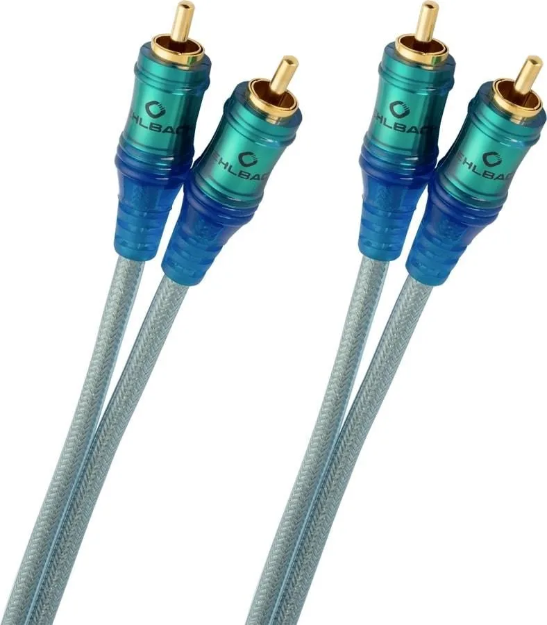 Oehlbach Ice Blue (5 m) Câbles RCA/Cinch stéréo