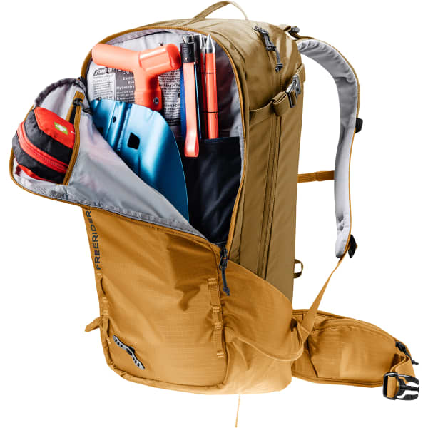 Sac à dos ski DEUTER FREERIDER 30 CINNAMON/ALMOND