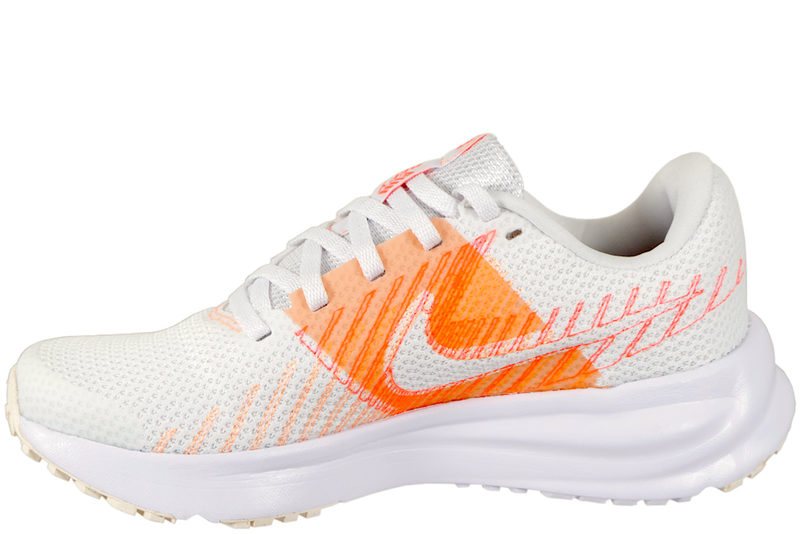 NIKE W NIKE RUN DEFY ORANGE SNEAKERS I HVIDT TEKSTIL