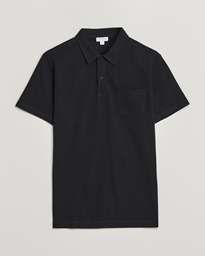 Sunspel Riviera Polo Shirt Dark Green