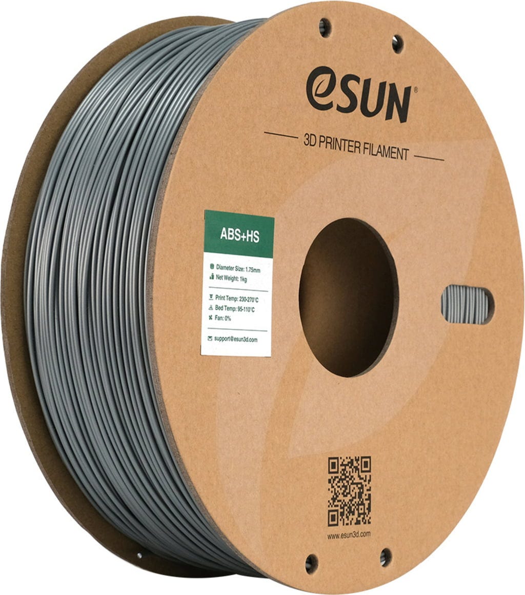 eSUN  ABS+HS Silver, 1,75 mm / 1000 g    ABS-Material für den High Speed-Druck