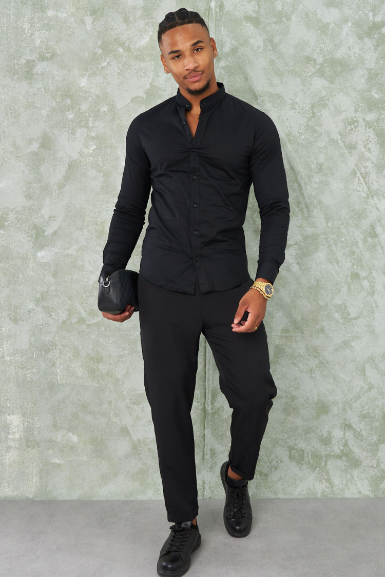 Pantalon noir uni