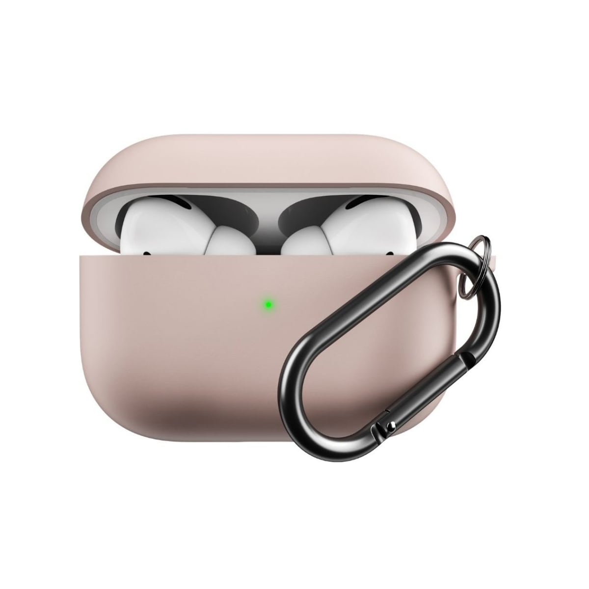 PodSkinz HybridShell AirPods Pro ladeetui m/ nøkkelhank (pastellrosa)