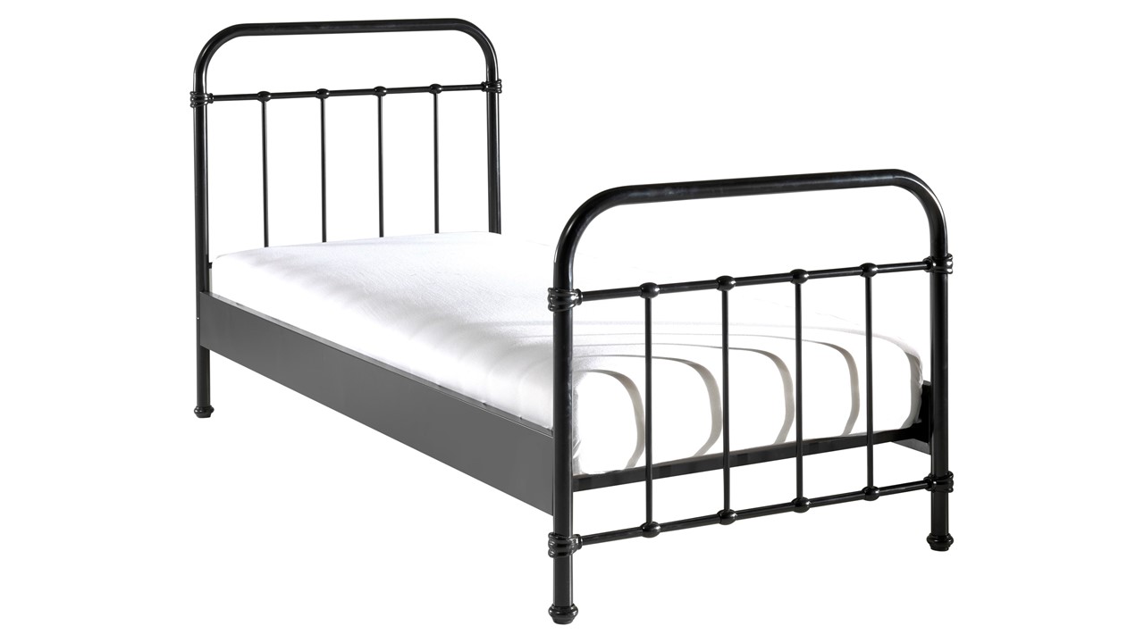 Bed New York zwart