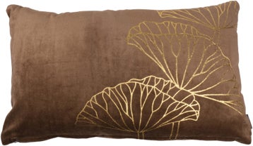 Linen & More sierkussen Sophie bruin 30 x 50 x 10 cm
