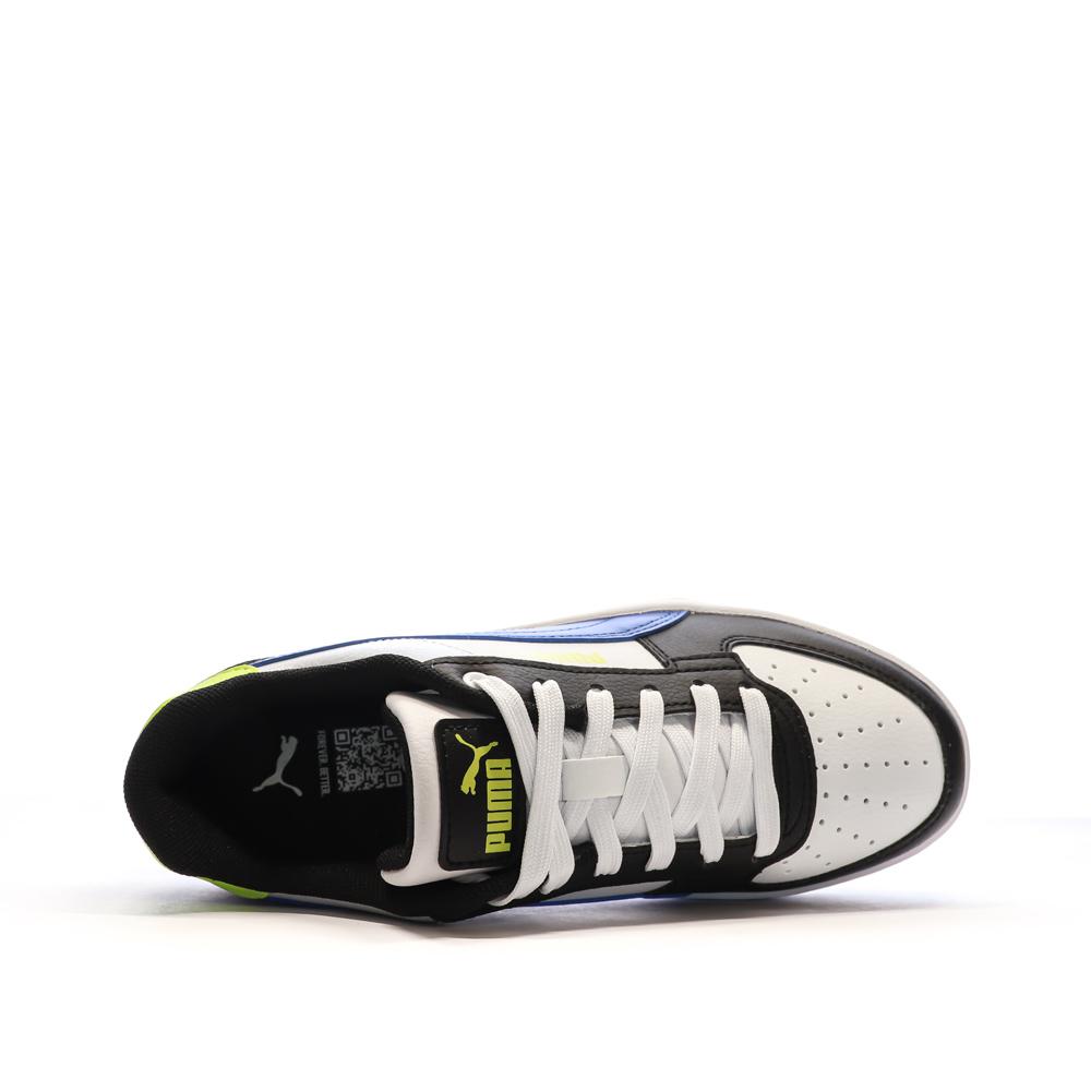 Puma Baskets Blanches/Noir/Marine Garçon Puma Caven 2.0