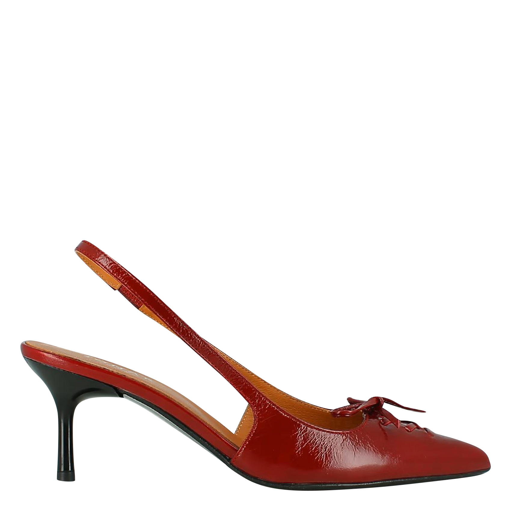 DOLENE - Escarpins en cuir | Rouge